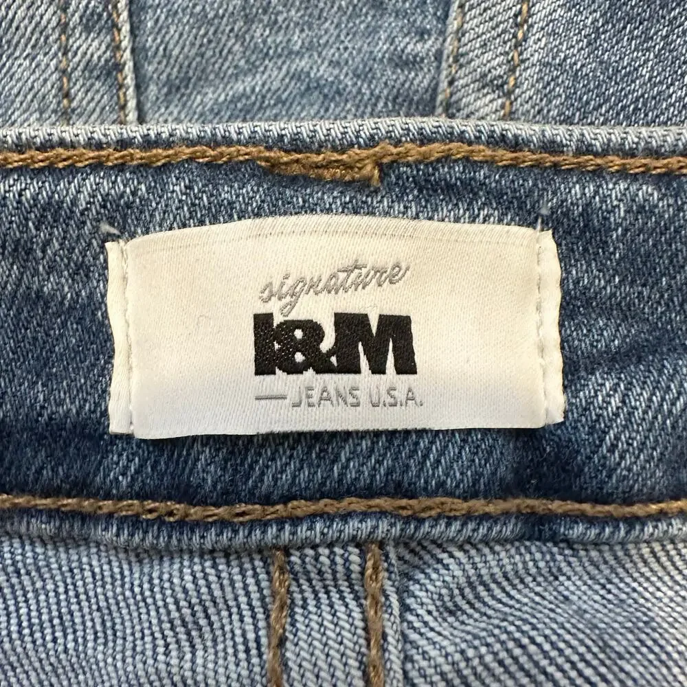 I&M JEANS Women's High-Rise Roll Up Jeans Size 3